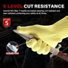 GOL-SIV Cut Resistant Gloves,Safety Working Gloves,Level 4 Cut Proof Glove
