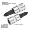 sourcing map 5pcs PH2 Phillips Bit Socket 1/4" Square Drive