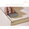 BEADNOVA Sanding Block Sandpaper Block Coarse/Medium/Fine/Superfine Assorted Dry Wet Sanding