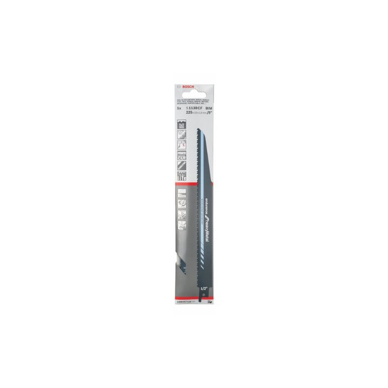 Bosch S1130CF Metal Saver Saw Blade Set of 5