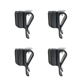 PCTC 4 PCS Golf Club Bag Clips On Putter Clamp Holder Organizer Value Durable Plastic Black Putting Clip Golf Accessories for Men Women Golfer