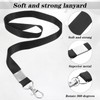 PU Leather Badge Holder with Lanyard ID Badge Holder with