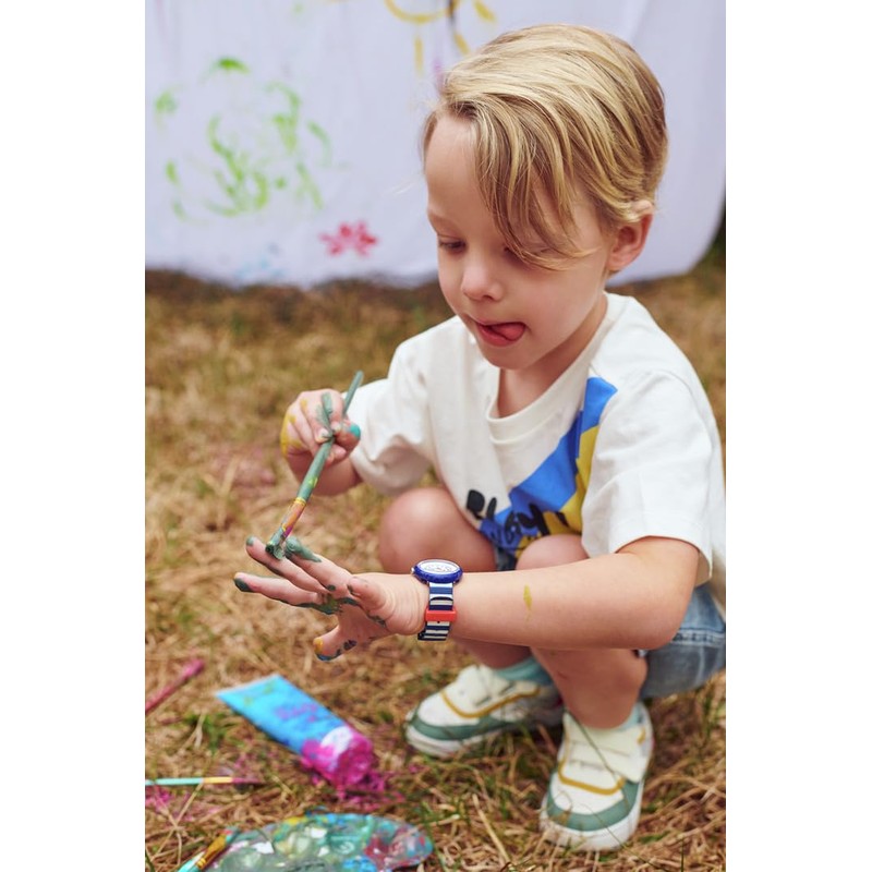 Flik Flak Little Boat Quartz Casual White Watch
