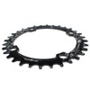 Chainring 32T 104BCD Mutte MTB Narrow Wide Chainring Single (Black,