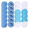 24 Packs Polishing Bonnet 6in/150mm Microfiber Nonwoven Cotton Buffing Pads