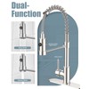 Casavilla Kitchen Faucets, Kitchen Sink Faucet with Soap Dispenser, Single