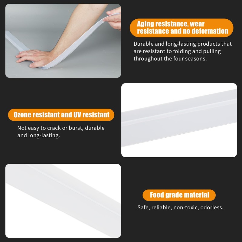 Pack of 2 Worktop Connecting Rail for Kitchens, Kitchen Plate,
