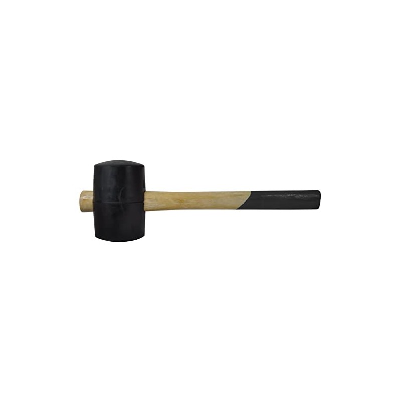 SW-Stahl 50701L Rubber Mallet, 250 g, Lightweight Rubber Mallet, Wooden