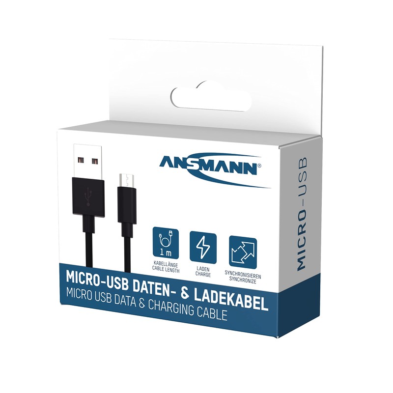 Ansmann Unisex - Adult Charging Cable - 2029114705 Charging Cable,