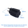 TEWOXIN 5 pcs NEMA 5-15P to 5-20R 3-Prong Adapter