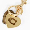 Coach Key Ring 91478-IMKHA COACH Keychain Signature Heart Bag Charm