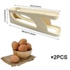 Roellgs Rolling Egg Tray Egg Holder, 2 Tier Rolling Egg