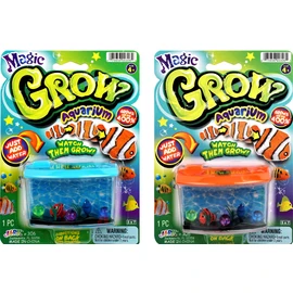 JA-RU Magic Growing Fish Aquarium Toy for Kids - 2 Packs - Grow Bigger in Water - Fun Expanding Animals - Great Educational Toy for Boys and Girls Idea and Party Favor