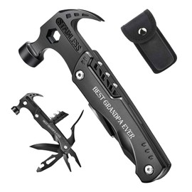 VEITORLD Survival Hiking Tools Hammer Multitool, Gifts for Grandpa for Christmas, Best Grandpa Ever Gifts, Cool Gifts for Grandparents Who Have Everything, Stocking Stuffers for Men, Cool Gadgets