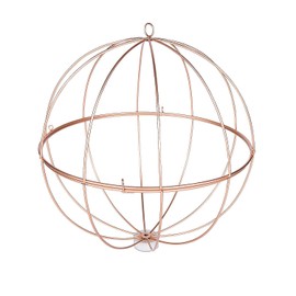 Fun Express Gold Geometric Metal Sphere (12 inch Diameter) Wedding and Home Decor