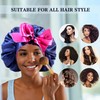 Hebenie Satin Bonnet for Sleeping, Silk Hair Wrap Night Cap