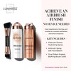 LUMINESS Airbrush Spray Silk Foundation Starter Kit - Rich Dark