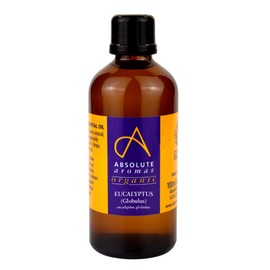Absolute Aromas Organic Eucalyptus Essential Oil 100ml - 100% Pure, Natural, Undiluted and Certified Organic