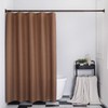SPXTEX Brown Shower Curtains 96 inches Long Waffle Waterproof Shower