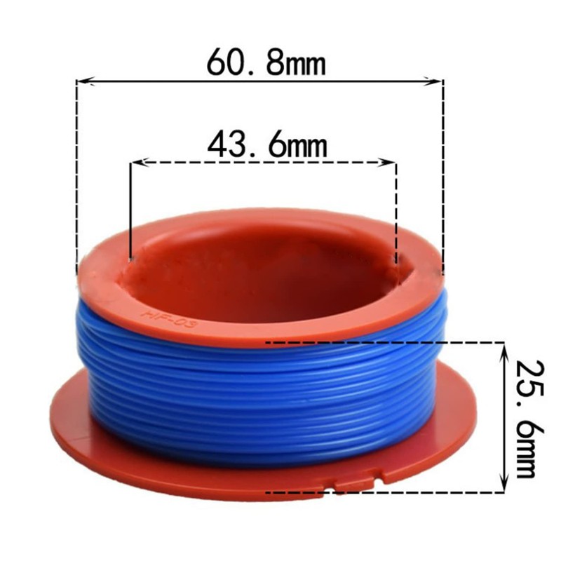 Bohue Strimmer Spool Line Lawn Mower Spool Line Mini Trimmer