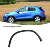 Front Mudguard Flare ABS Wheel Eyebrow Arch Molding Trim Replacement