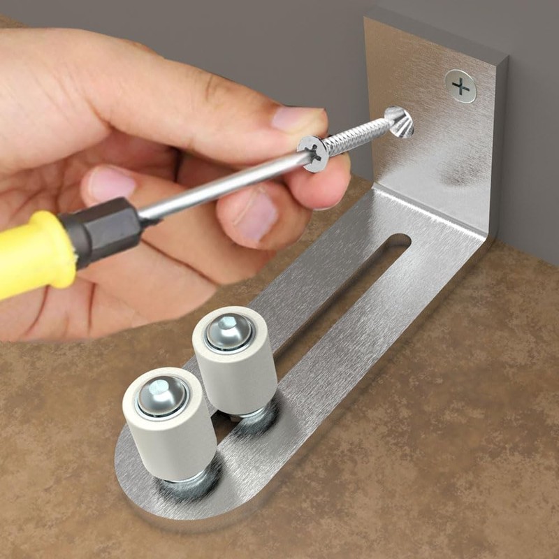 WOLFBIRD Adjustable Wall Door Bottom Guide Sliding Door Bottom Guide