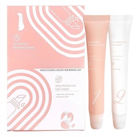 2PCS Hair Removal Cream Face, Facial Hair Remover Cream for Women, Gentle and Moisturizing Hair Removal Cream for Smooth Skin