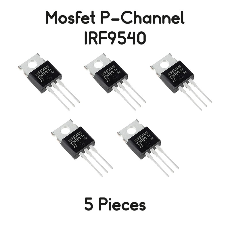 Kit of 5 MOSFETs P-Channel IRF9540