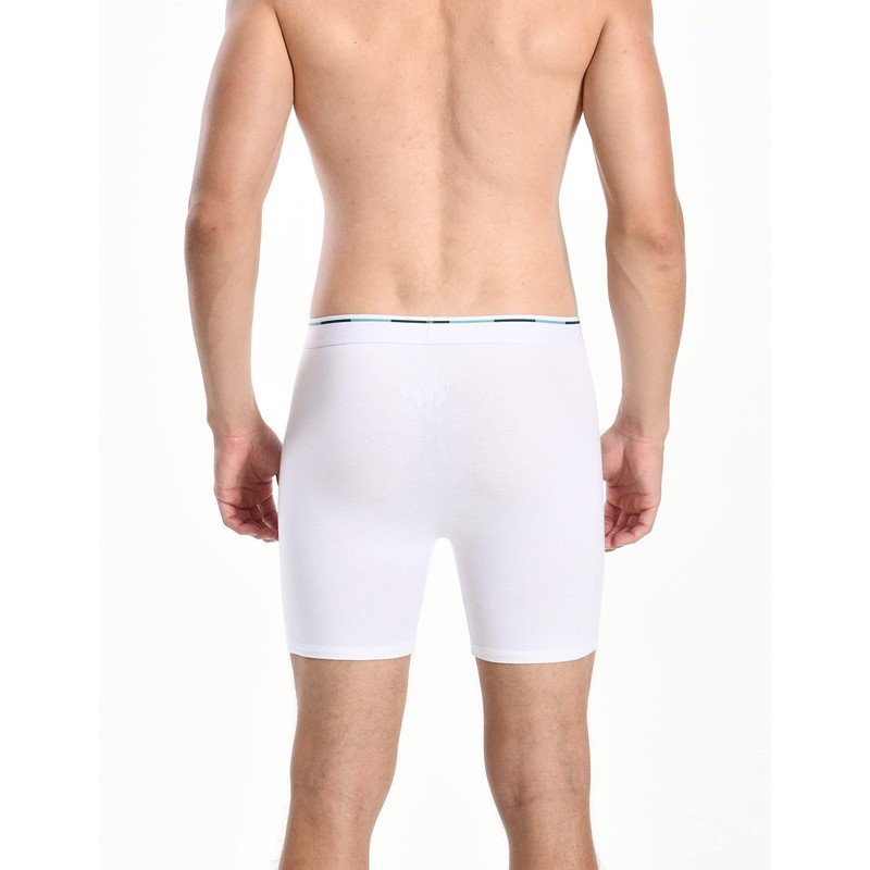 Comfneat Men's 6-Pack Boxer Briefs Soft Breatheable Underwear S-XXL Open
