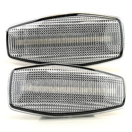 V-172103 2 x LED Indicator Side Indicator without Error Message with E4 Certification Mark White Vision