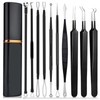 10pcs Pimples Needles Carbon Steel Portable Blackheads Removal Multifunctional Face