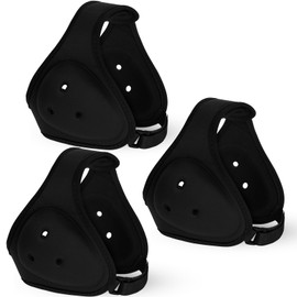 Jerify 3 Pcs Wrestling Headgear for Kids Youth Soft Grappling Headgear Wrestling Adjustable Wrestling Ear Guard Protective(Black)