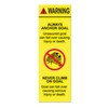 AGORA Warning Stickers for Goal Posts - Pack of 10