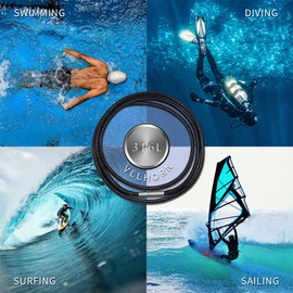 VLLHORN Leather Cord Necklace 3pcs 1/2/3mm Black Brown Red Braided Wax Rope Chain for Men Women with Stainless Steel Clasp 16 18 20 22 24 26 28 inches