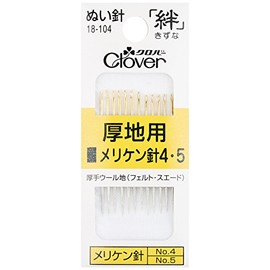 Clover Bond 18-104 Meriken Needles 4/5 Y4, Pack of 12