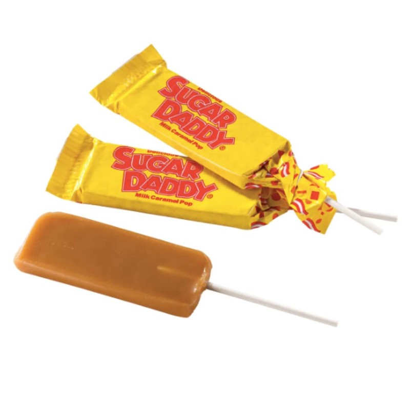 Sugar Daddies Milk Caramel Pops, 48-Count of 0.47 Oz. Pops