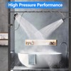 Dual Shower Head with Handheld for Couples: High Pressure Double