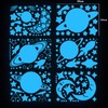 184pcs Glow in The Dark Stickers Space Ship Theme Self