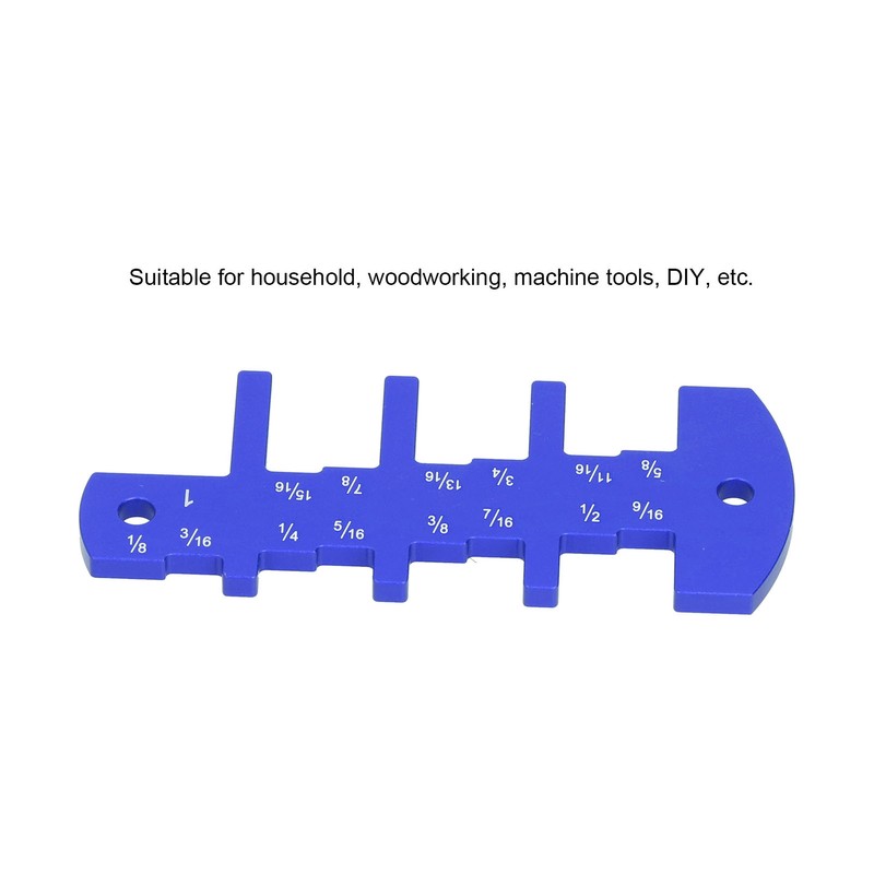 Router Depth Gauge Tool Imperial Height Measurer Template DIY Woodworking