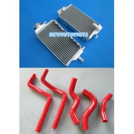 GPI Racing Blue Aluminum Radiator & hose For 2000-2001 Honda CR125R CR 125R CR125 2 stroke