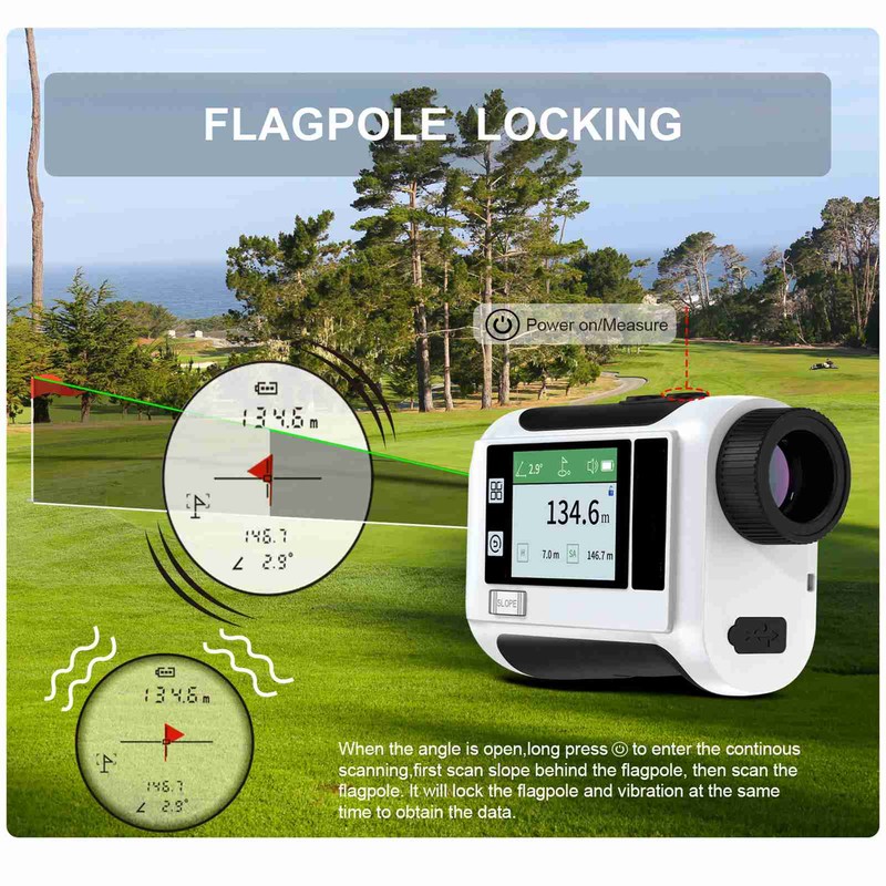 600M / 800M / 1200M / 1500M Golf Rangefinder Distance