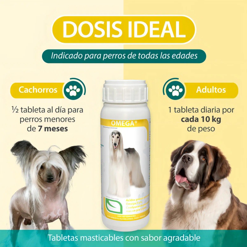 Suplemento Vitamina Proteina Para Perros Omega Ruiland Piel Y Pelo