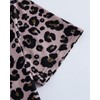 Tshyfiper Girls Pajamas Sets Kids Leopard Pjs Collar Turn Down