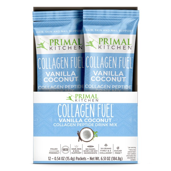 Collagen Fuel Vanilla Packets 0.54 Ounce (Pack of 12)