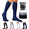 4 Pairs Compression Socks for Women and Men-Circulation Best Support
