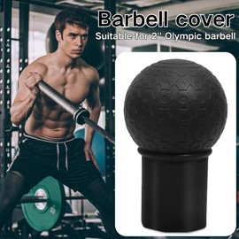 SUQ Landmine Attachment Fits 2'' Olympic Bars, 360° Rotation Barbell Bomb, Rubber, Sturdy and Easy to Use, for Press Row, Rotation, Split Squat, Deadlift Bar