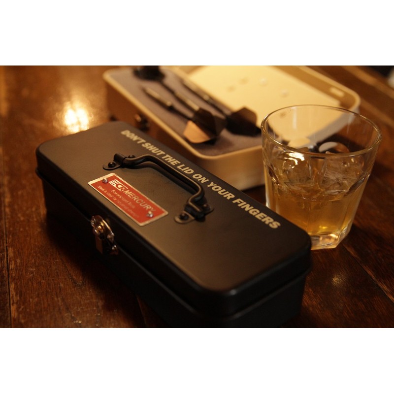 Mercury Tinplate Mini Tool Box Yellow MEBUMTBY [Official Dealer Item]