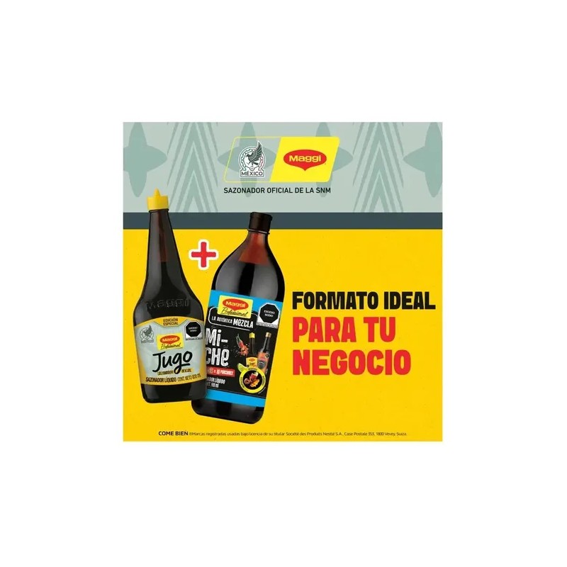 Nestle Maggi Set Sazonador Maggi 800 Ml + Miche 980