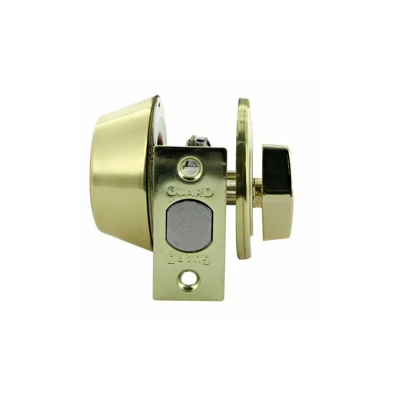 Guard Security 281HDPB Single Cylinder Deadbolt Door Lock in Polished