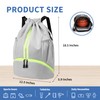 JELUTAR Drawstring Backpack Gym Bag with Shoes Compartment for Soccer,